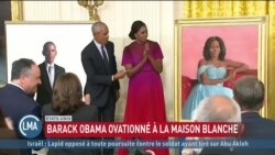 Présentation des portraits officiels de Barack et Michelle Obama