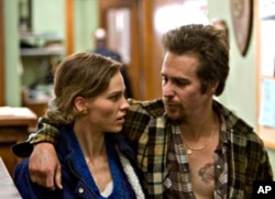 Hilary Swank and Sam Rockwell in "Conviction"