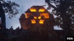 Some towers in Nha Trang, Vietnam were built more than a millennium ago by the Cham minority. (H. Nguyen/VOA)
