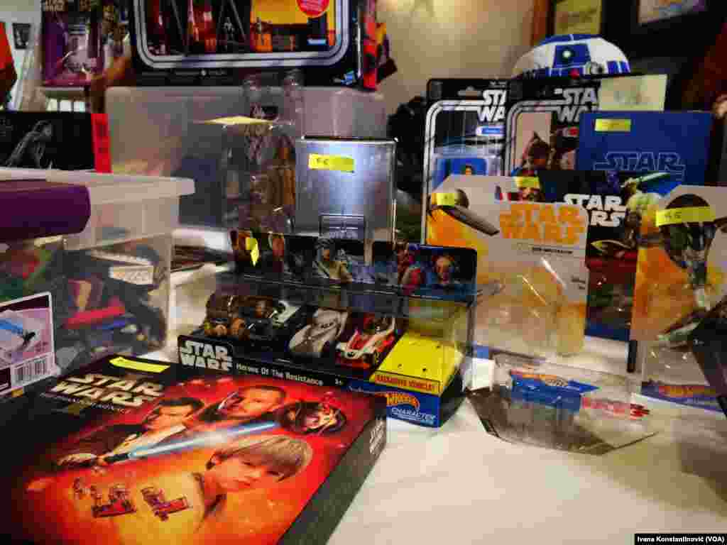 Eksponati serijala "Ratova zvezda" na aukciji u Vašingtonu