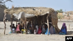 Elèves d'une école coranique de Bosso dans le sud-est du Niger, le 25 mai 2015.