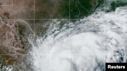 Satelitska slika prikazuje tropsku oluju Francine koja se probija kroz Meksički zaljev