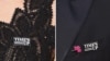 Les logos du mouvement Time's Up contre le harcèlement sexuel.