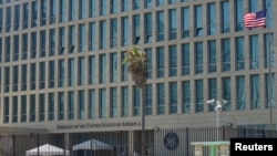 A view of the U.S. Embassy in Havana, Cuba on Sept. 18, 2017.