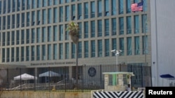 A view of the U.S. Embassy in Havana, Cuba on Sept.18, 2017.