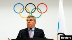Chủ tịch Ủy ban Olympic Quốc tế Thomas Bach loan b&#225;o c&#225;c th&#224;nh phố dự tranh đăng cai Olympic M&#249;a Đ&#244;ng 2022