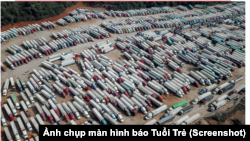 Hàng ngàn xe container chở nông sản Việt Nam vẫn đang bị mắc kẹt ở các cửa khẩu với Trung Quốc