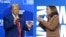 This combination of pictures created on October 26, 2024 showsDonald Trump and US Kamala Harris.