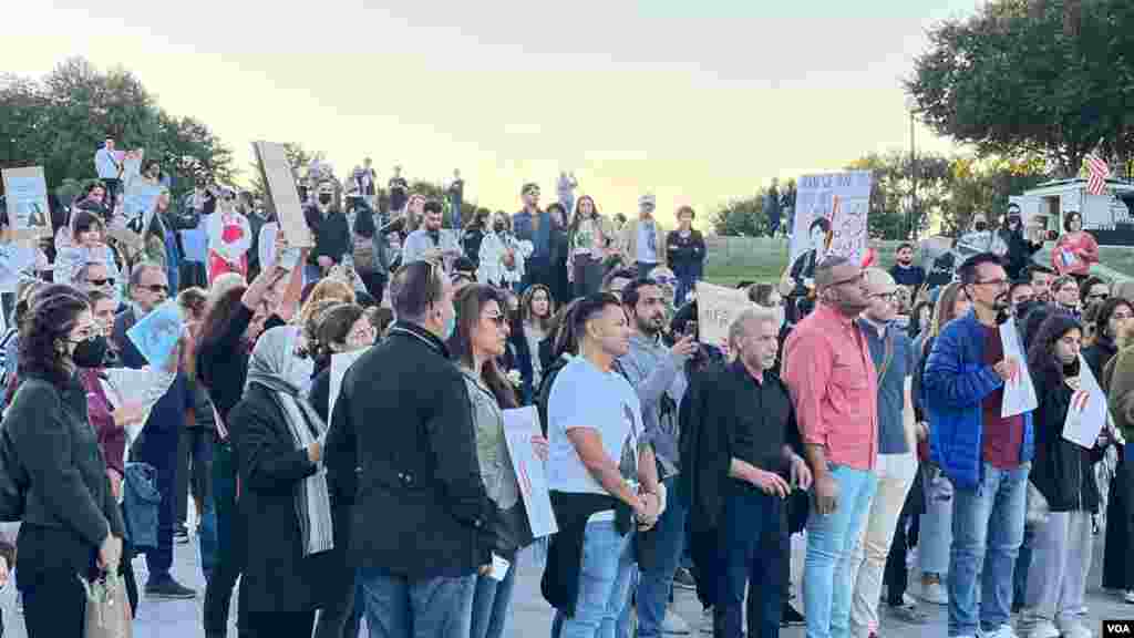 تجمع ایرانیان مقیم واشنگتن در حمایت از اعتراض‌های مردمی در ایران؛ جمعه ۲۳ سپتامبر