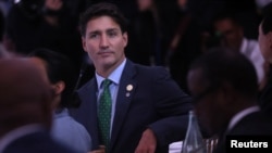 El primer ministro canadiense, Justin Trudeau, en una conferencia de las Naciones Unidas en Nueva York, el 21 de septiembre. 2022.