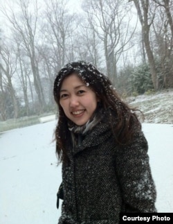 在台北的外商公司擔任營銷工作的黃惠盈(照片提供: 黃惠盈)