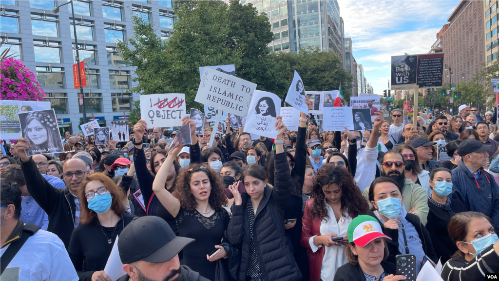 تجمع ایرانیان در شهر واشنگتن - شنبه ۲ مهر