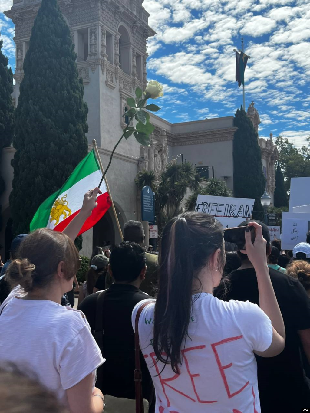 تجمع ایرانیان مقیم سن‌دیه‌گو -شنبه ۲ مهر