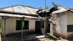 A girls school near the Kashmir frontier sustained damages in clashes between Indian and Pakistani armies prior to the late February ceasefire deal. (Ayaz Gul/VOA)