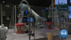 บริษัทญี่ปุ่นเปิดตัวหุ่นยนต์ชงกาแฟ