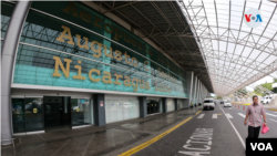 ARCHIVO - El aeropuerto de Managua, Nicaragua. Foto Houston Castillo, VOA.