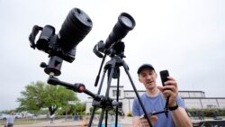 El eclipse de sol comienza en una hora