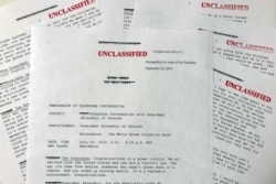 A White House-provided rough transcript of President Donald Trump's July 25, 2019, telephone conversation with Ukraine's newly-elected president Volodymyr Zelenskiy, released Sept. 25, 2019.