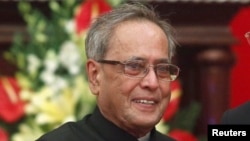 Le président indien Pranab Mukherjee