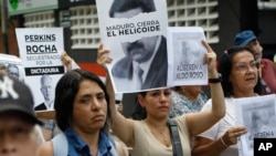 委内瑞拉民衆在首都舉行抗議，要求釋放政治犯。(2024年9月11日)