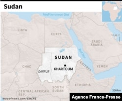 Map of Sudan and region