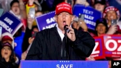 FILE - Former President Donald Trump, speaks at a campaign rally in Greensburg, Pa., on May 6, 2022.