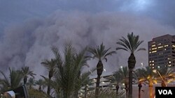 La feroz tormenta de arena sorprendió a los 1,5 millones de habitantes de Phoenix.