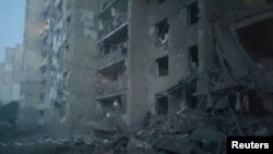 Bombardovana stambena zgrada u mjestu Bilhorod-Dnjestrovski kod Odese