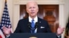 Presiden Amerika Joe Biden memberikan pernyataan pasca keputusan Mahkamah Agung AS membatalkan putusan pengadilan "Roe v. Wade tahun 1973", di Gedung Putih hari Jumat (24/6) 