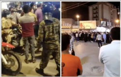 Photos received by VOA Persian, appearing to show Iranians staging an anti-government protest in the southwestern city of Behbahan on July 16, 2020.