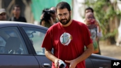 FILE - Egyptian activist Alaa Abdel-Fattah