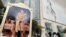 Portraits of Thailand's King Maha Vajiralongkorn Bodindradebayavarangkun and the late King Bhumibol Adulyadej are displayed at a department store in central Bangkok, Thailand, Jan. 17, 2017.