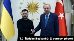 Ukrayna Cumhurbaşkanı Zelenski Ankara ziyareti çerçevesinde Cumhurbaşkanı Erdoğan'la biraraya geldi. 