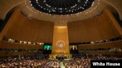 سخنرانی دونالد ترامپ، رئیس‌جمهوری ایالات متحده، در نشست مجمع عمومی سازمان ملل (آرشیو سال ۲۰۱۸)