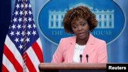 Juru bicara pers Gedung Putih Karine Jean-Pierre (foto: dok). 