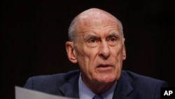 FILE - Director of National Intelligence Dan Coats.
