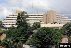 The headquarters of the United Nations Operation in Ivory Coast, which shut down on June 30, is seen at the Sebroko District, in Abidjan, Ivory Coast.