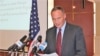 FILE - Ambassador Michael Raynor speaks at an event in Addis Ababa, Ethiopia, Dec. 10, 2018. (U.S. Embassy in Ethiopia)