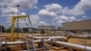 Pipelines criss-cross the Paloch oil field in South Sudan, where oil is the backbone of the economy. 