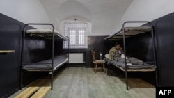 FILE - A photo obtained from the Telegram account of V_Zelenskiy_official shows an alleged North Korean soldier at an undisclosed location after his capture by the Ukrainian army. North Korea reportedly has sent more troops to Russia despite heavy casualties on the war's front.