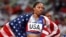 La velocista de EE. UU., Allyson Felix se convirtió el sábado en la atleta de pista con más medallas al conquistar su oncena presea.