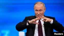 ՌԴ նախագահ Պուտինն` իր ամենամյա մամուլի ասուլիսին Մոսկվայում