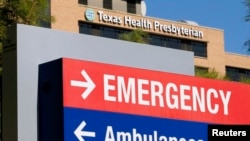 A general view of the Texas Health Presbyterian Hospital is seen in Dallas, Texas, Oct. 4, 2014.