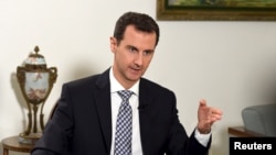 Bachar al-Assad, le président syrien, le 20 février 2016. (Reuters)