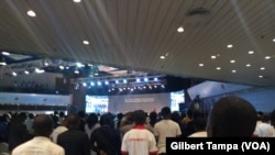 Des participants pour à la cérémonie d'ouverture du forum, Abuja, Nigeria, le 26 juillet 2019.(VOA/Gilbert Tampa)