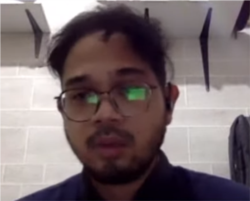 Peneliti Amnesty International Indonesia, Ari Pramuditya (foto: tangkapan layar).