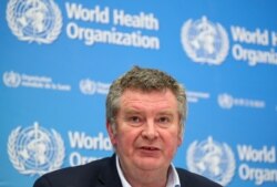 Michael J. Ryan, Executive Director of WHO Health Emergencies attends the news conference on the novel coronavirus (2019-nCoV) in Geneva, Feb. 11, 2020.