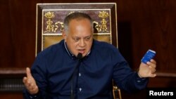 Diosdado Cabello afirmó que la ANC revisará las leyes sobre el financiamiento internacional de ONGs y personas particulares que sea usado “para conspirar contra la patria”.
