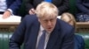Potongan gambar dari video parlemen Inggris yang menunjukkan Perdana Menteri Boris Johnson tengah menjawab pertanyaan-pertanyaan yang diajukan oleh para anggota parlemen di Dewan Perwakilan Parlemen, di London, pada 12 Januari 2022. (Foto: via AFP)