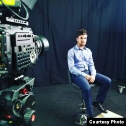 Dawood Saleh, a Yazidi from Sinjar who has resettled in the U.S., is pictured in 2017. He has published a collection of poems in the U.S., depicting his traumatic experience during the Sinjar attack.